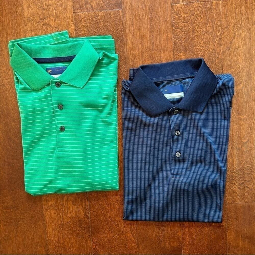 Jack Nicklaus Golf Polo Bundle, Two Shirts, Size Large